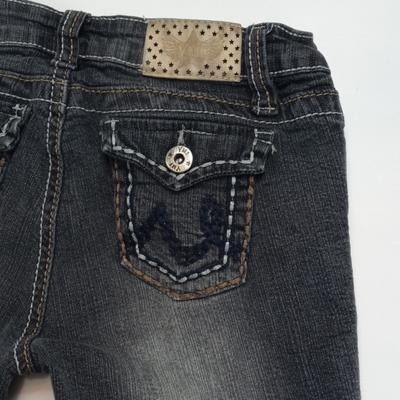 YMI Washed Stretch Denim Bermuda Sz 10 - Picture 5 of 7